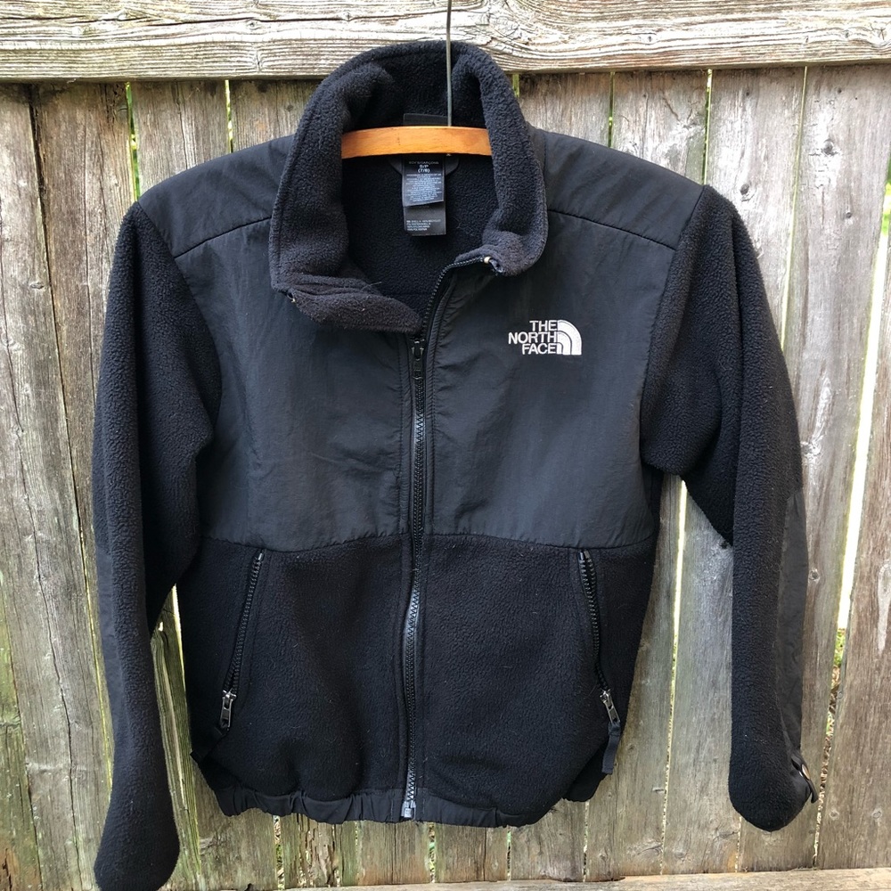 Boys North Face Denali Fleece Size Small 7/8 Black